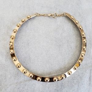 Mango - Gold Choker with Gold Bead Detail